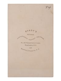 [LINCOLN, Abraham (1809-1865)]. A group of 12 CDVs of political figures, highlighted by a standing portrait of Abraham Lincoln.