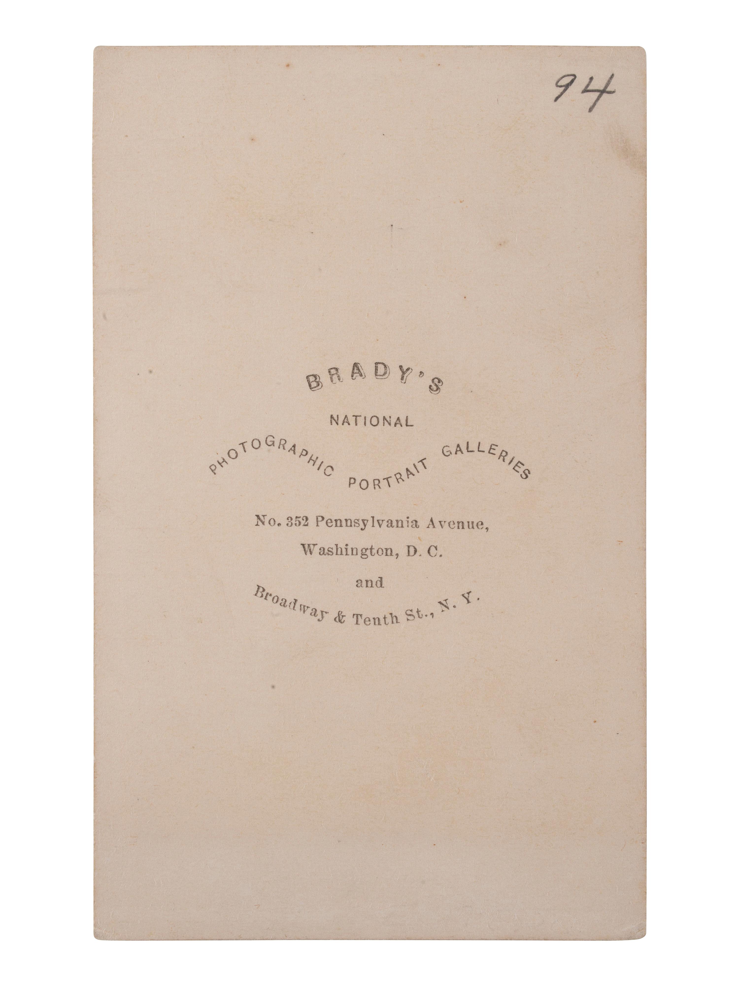[LINCOLN, Abraham (1809-1865)]. A group of 12 CDVs of political figures, highlighted by a standing portrait of Abraham Lincoln.