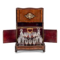 A French Burlwood Cave à Liqueur