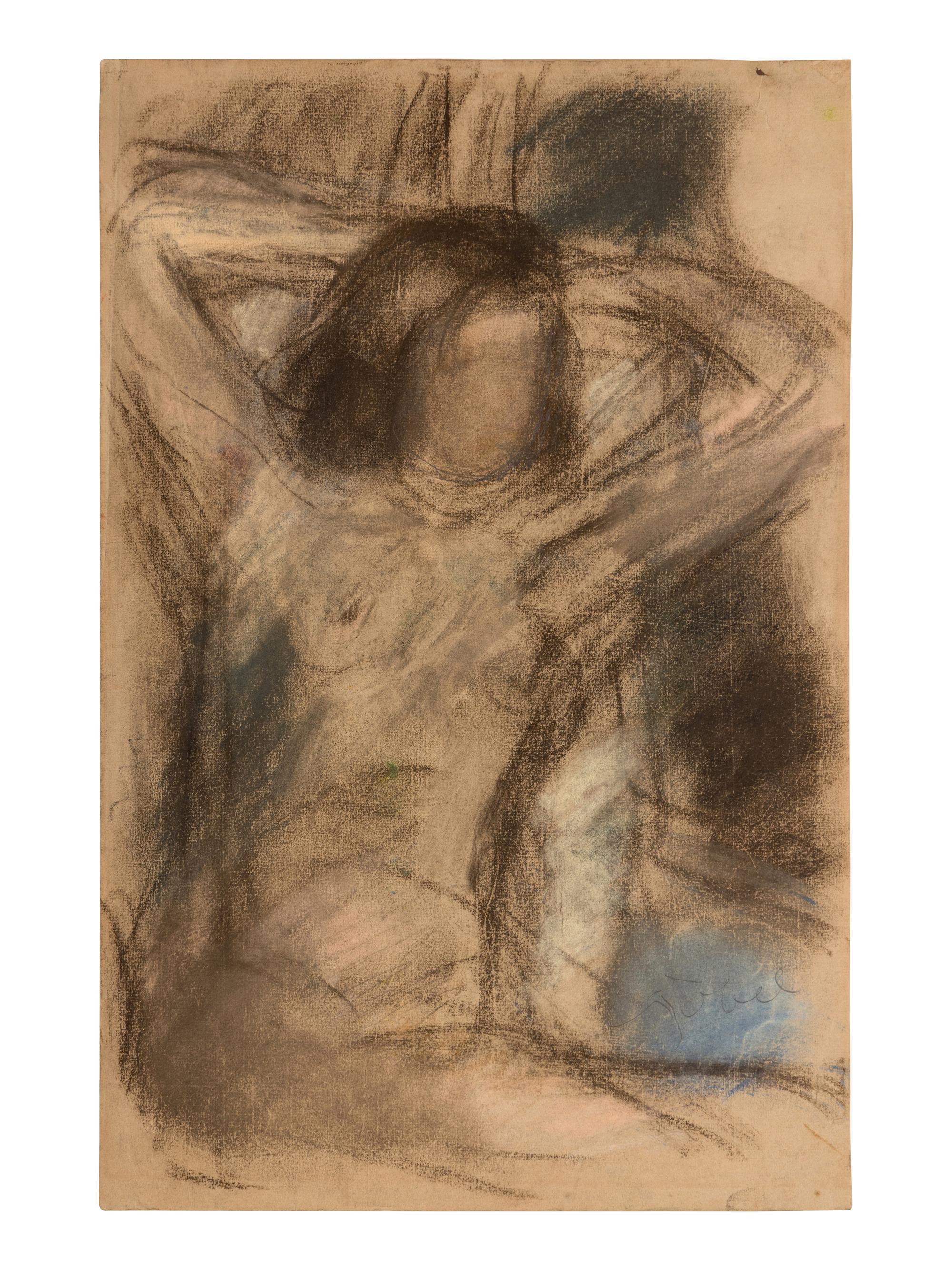 Nude with Arms Raised