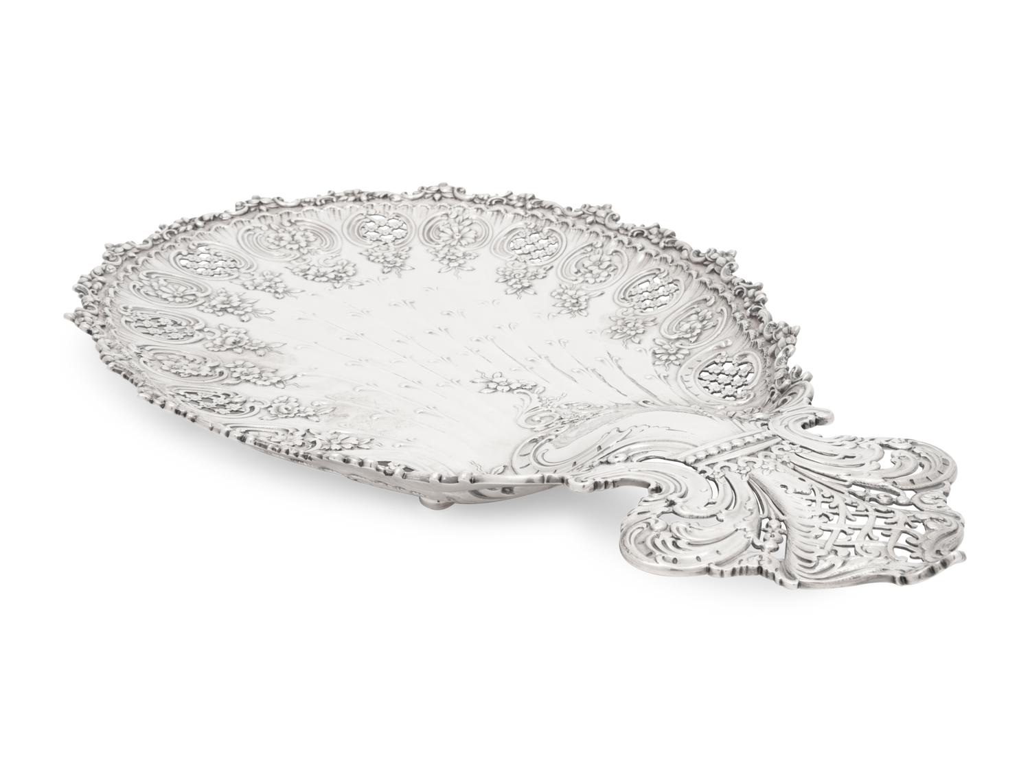 A Tiffany & Co. Silver Shell Tray