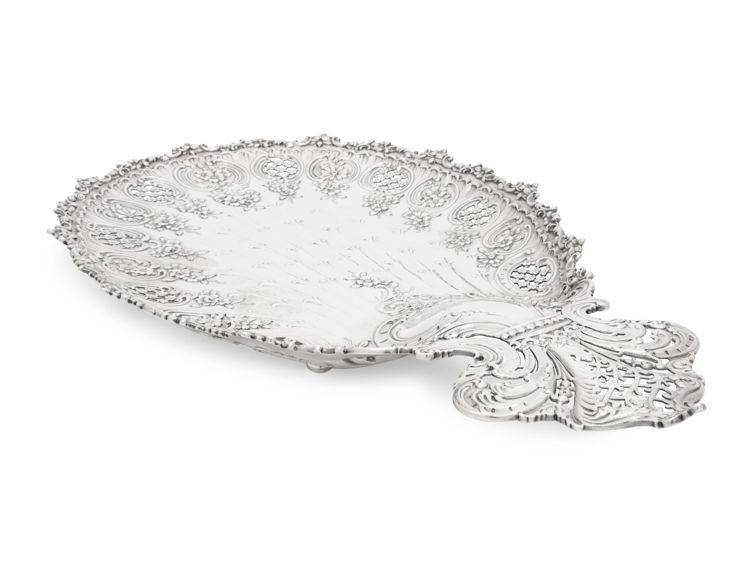 A Tiffany & Co. Silver Shell Tray