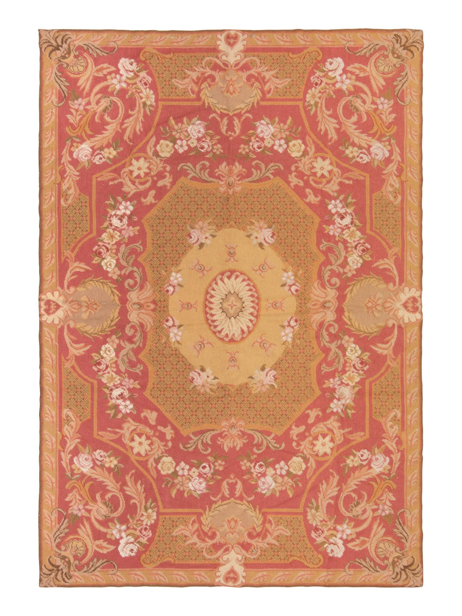 An Aubusson Style Needlepoint Rug