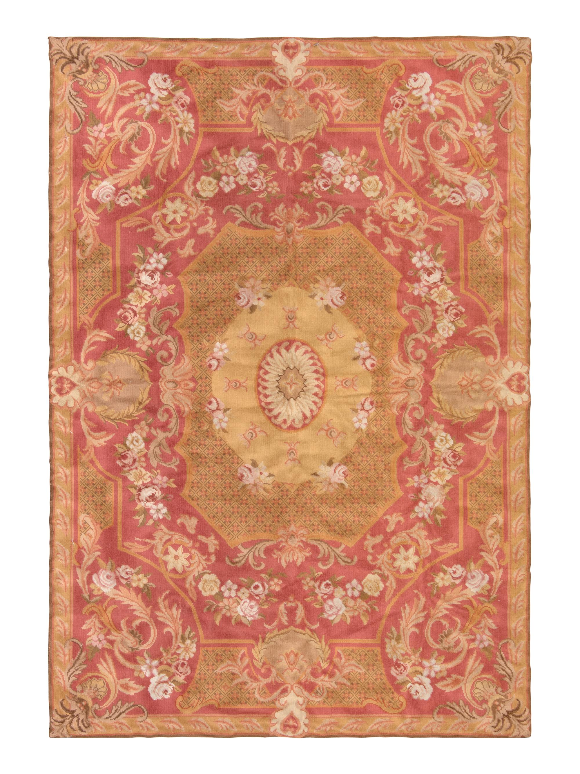 An Aubusson Style Needlepoint Rug