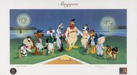 A 1994 Warner Brothers "Sluggers" Tom and Charles McKimson Lithograph,