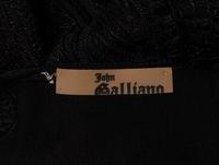 John Galliano, Lace Knit Black Bodycon Dress