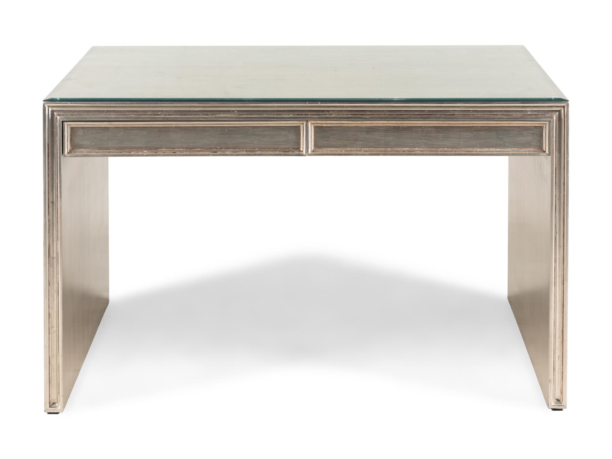 A Silvered Wood Dressing Table