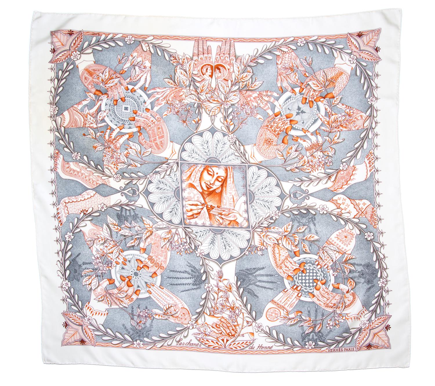 An Hermes 90cm Silk Scarf, 36" x 36".