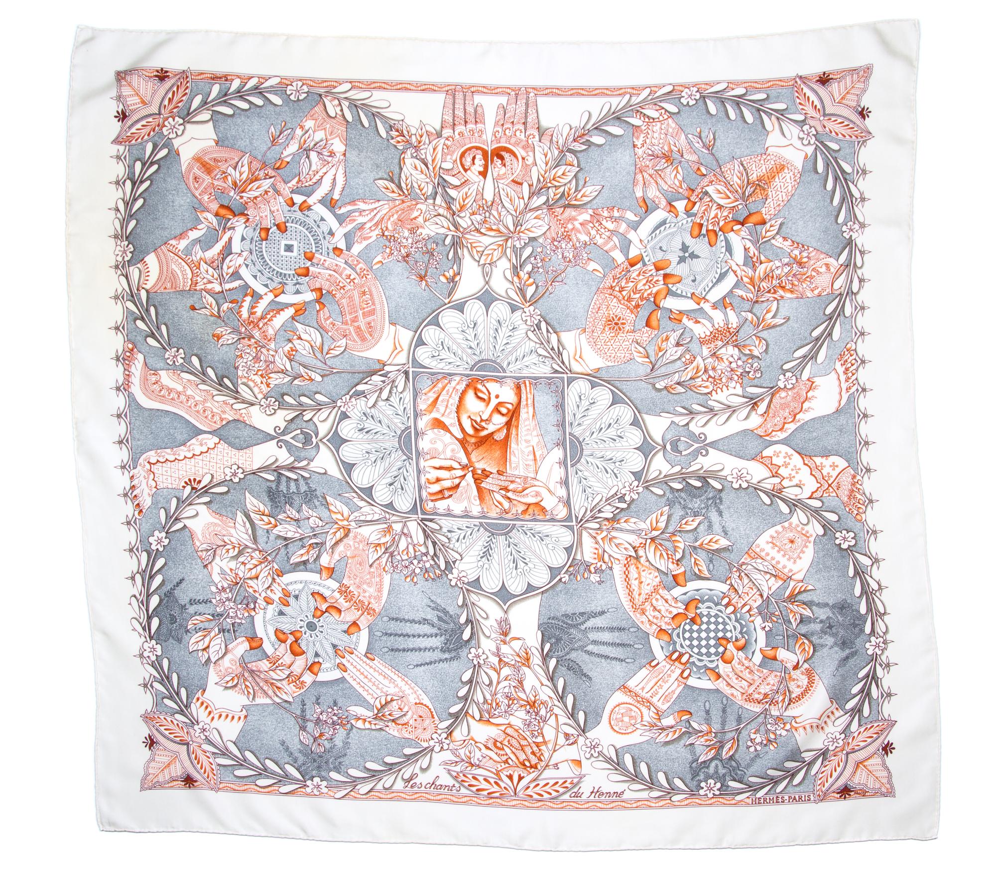 An Hermes 90cm Silk Scarf, 36" x 36".