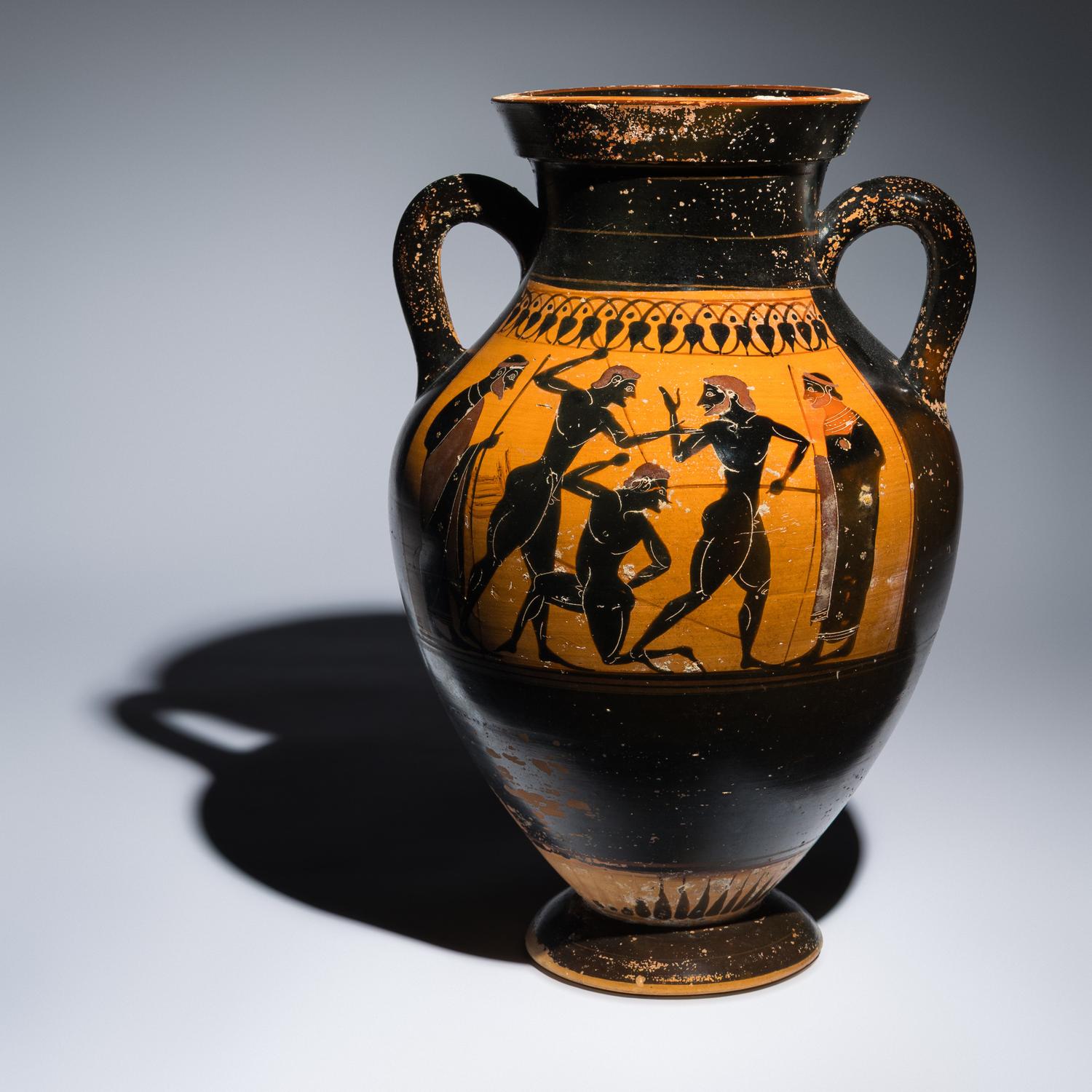 An Attic Black-Figured Type B Amphora