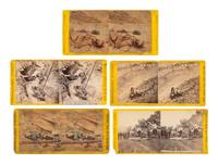 [CIVIL WAR]. 13 stereoviews featuring deceased soldiers, including at Petersburg, Fredericksburg, and Cold Harbor.