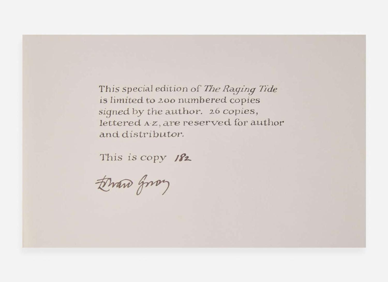 [Children's & Illustrated] [Gorey, Edward]: Group of Four Limited Editions