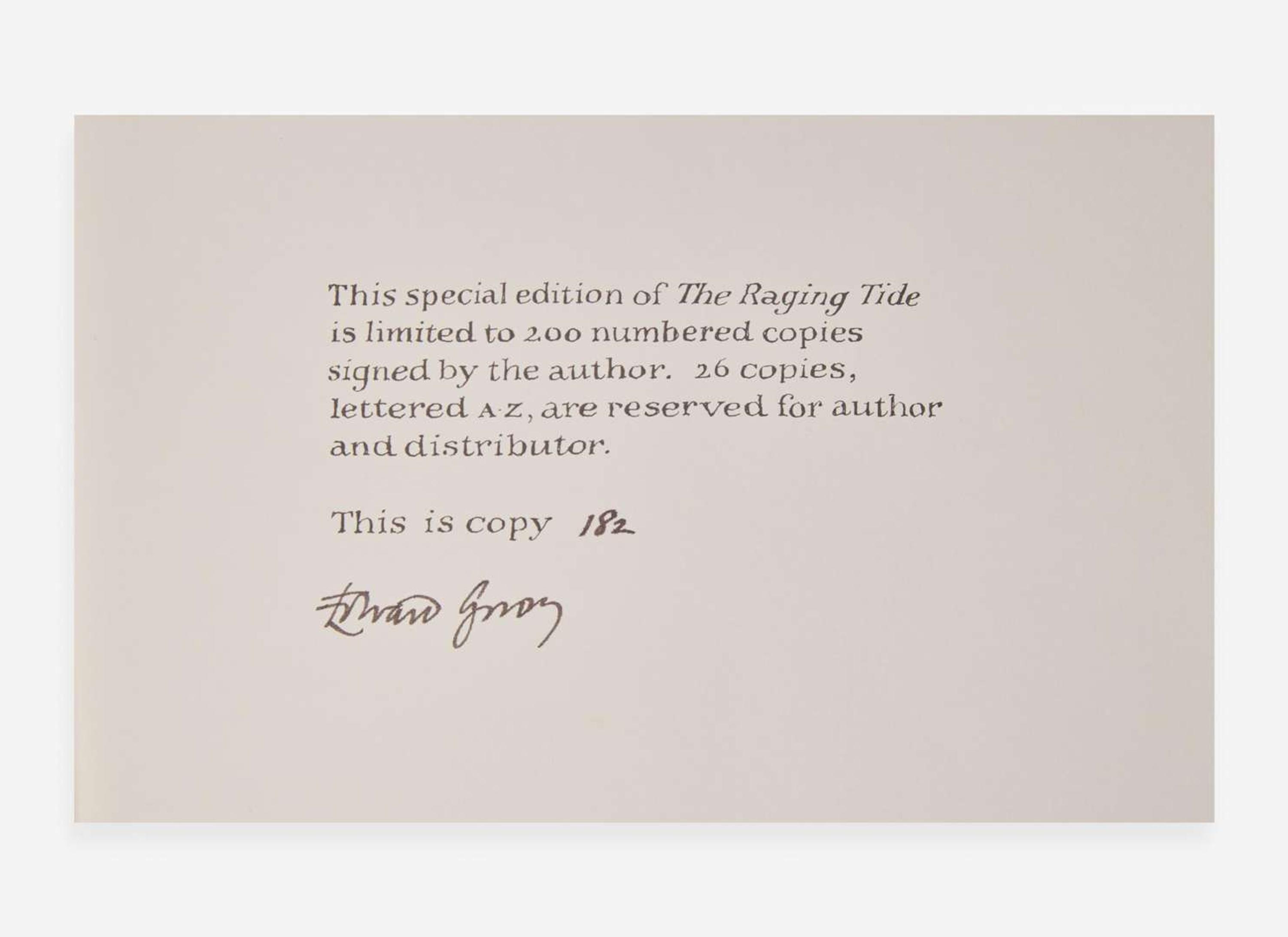 [Children's & Illustrated] [Gorey, Edward]: Group of Four Limited Editions