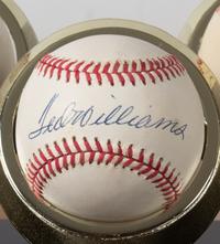 A Collection of Eleven 500 Home Run Club Autographed Baseballs Height of display case 9 inches x width 36 1/2 x depth 10 inches.