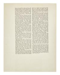 [Literature] (Lawrence, T.E.) Two Leaves From the Oxford Edition of "The Seven Pillars of Wisdom"