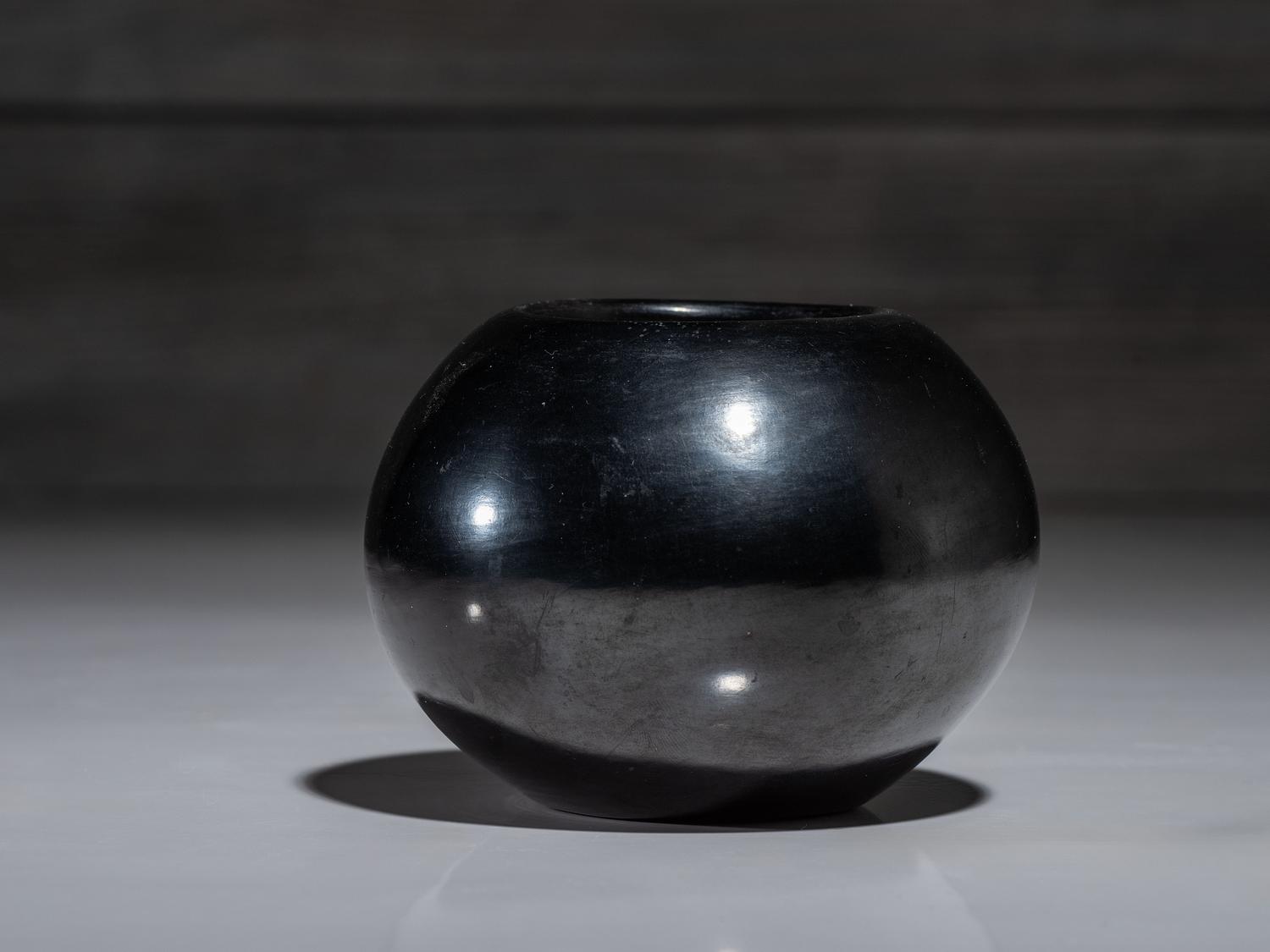 Blackware Bowl, with Gunmetal Finish September 1970