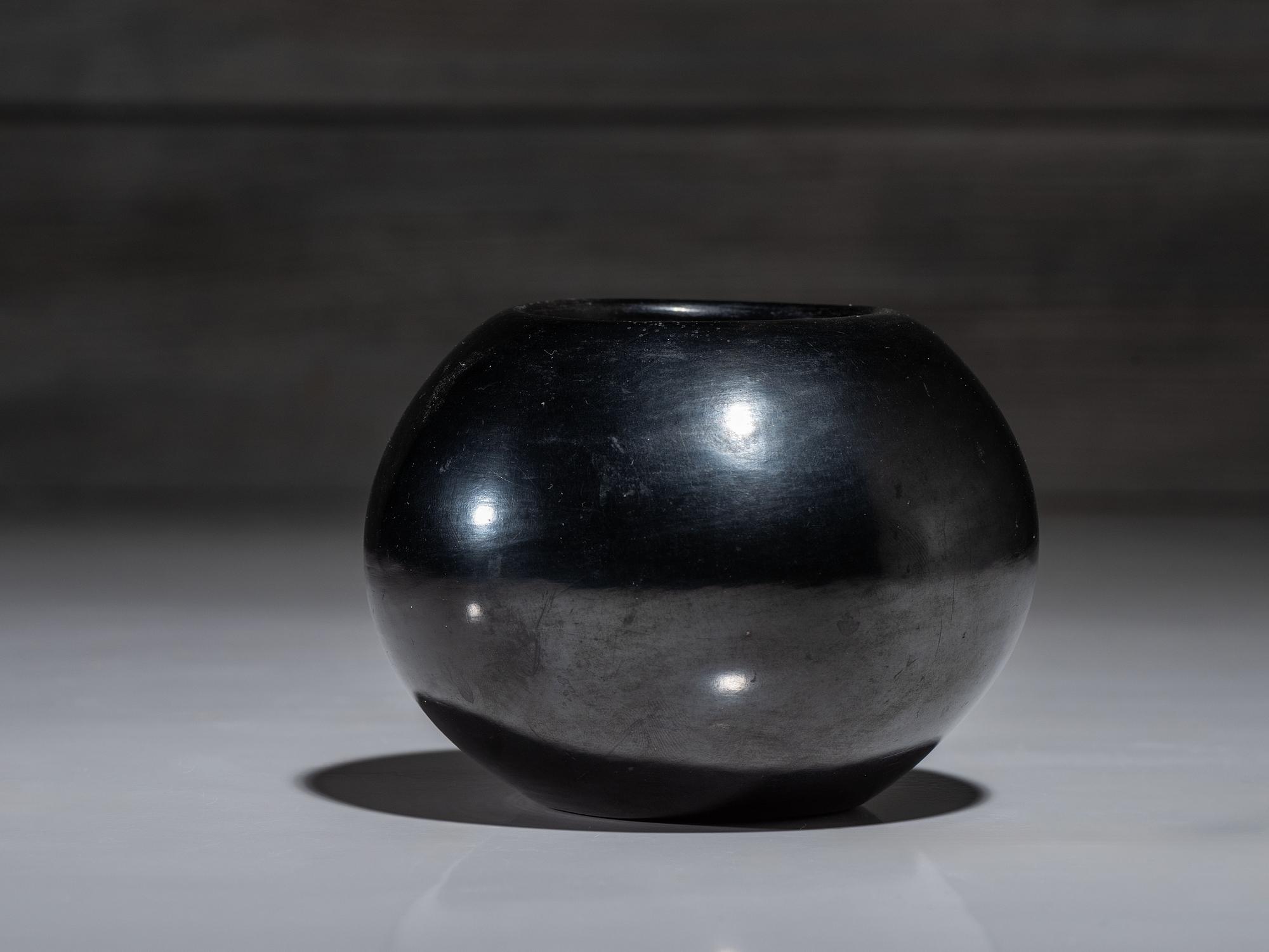 Blackware Bowl, with Gunmetal Finish September 1970