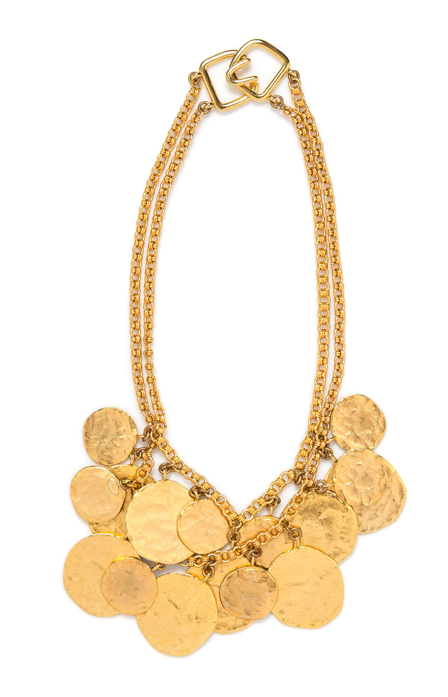 A Kenneth Jay Lane Double Strand Necklace, 17".