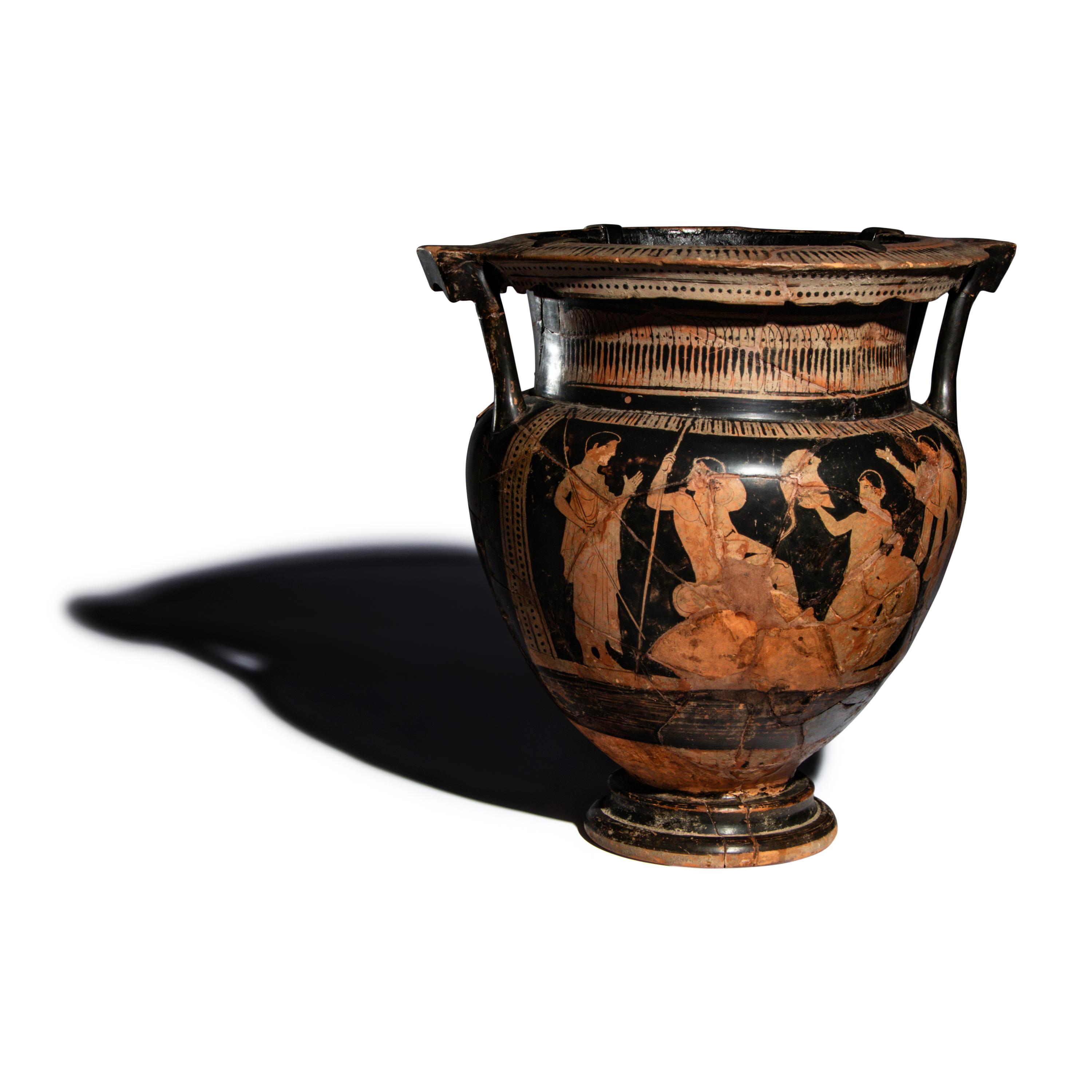 An Attic Red-Figured Column Krater