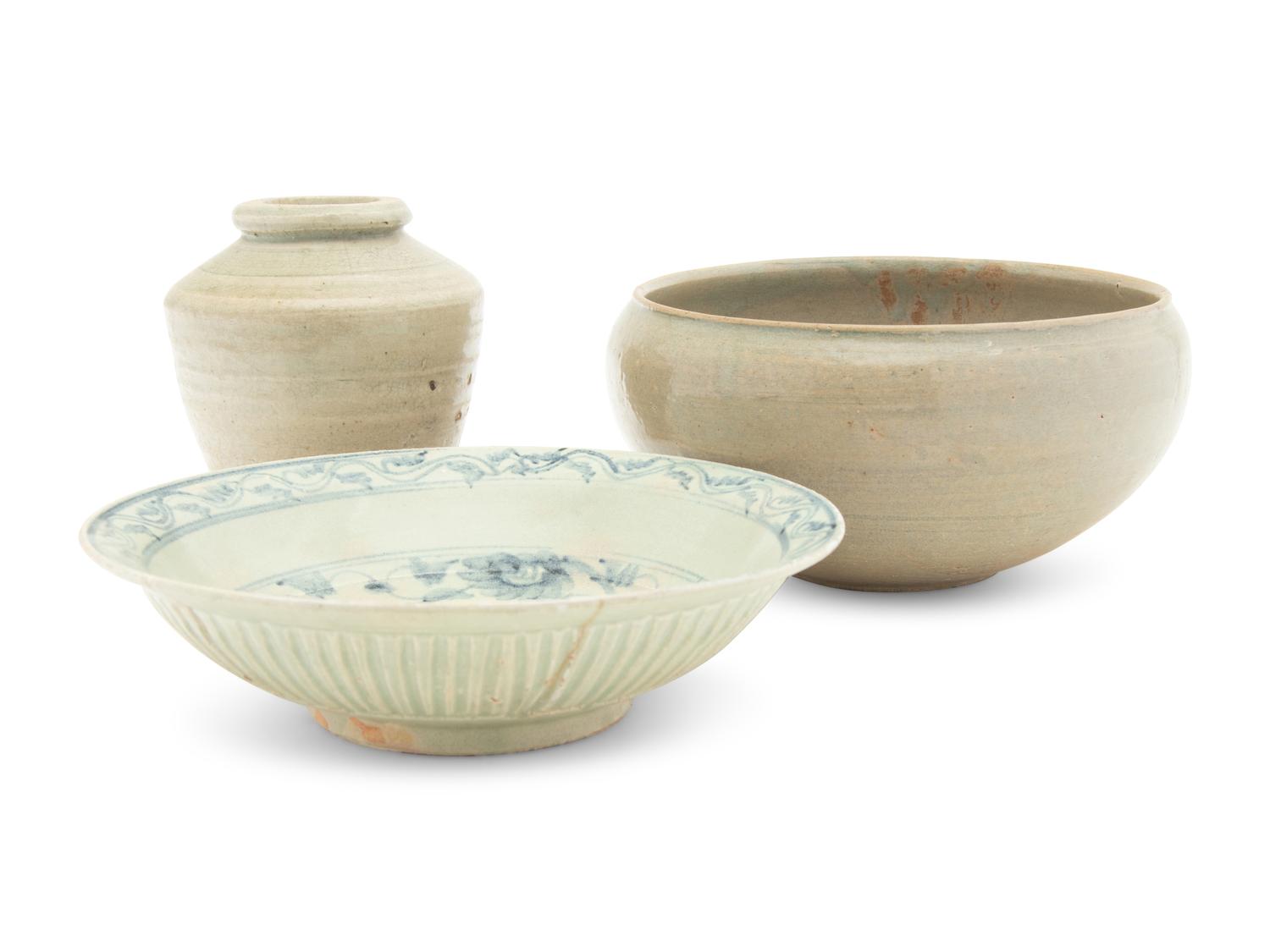 Three Asian Porcelain Wares