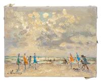 Marée basse à Trouville