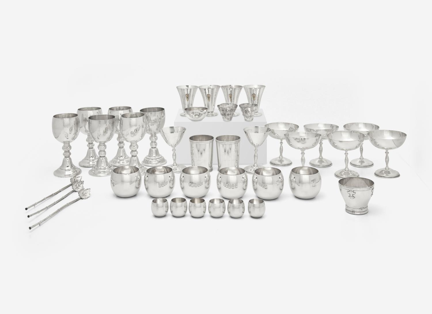 A Group of Silver Hollowware
