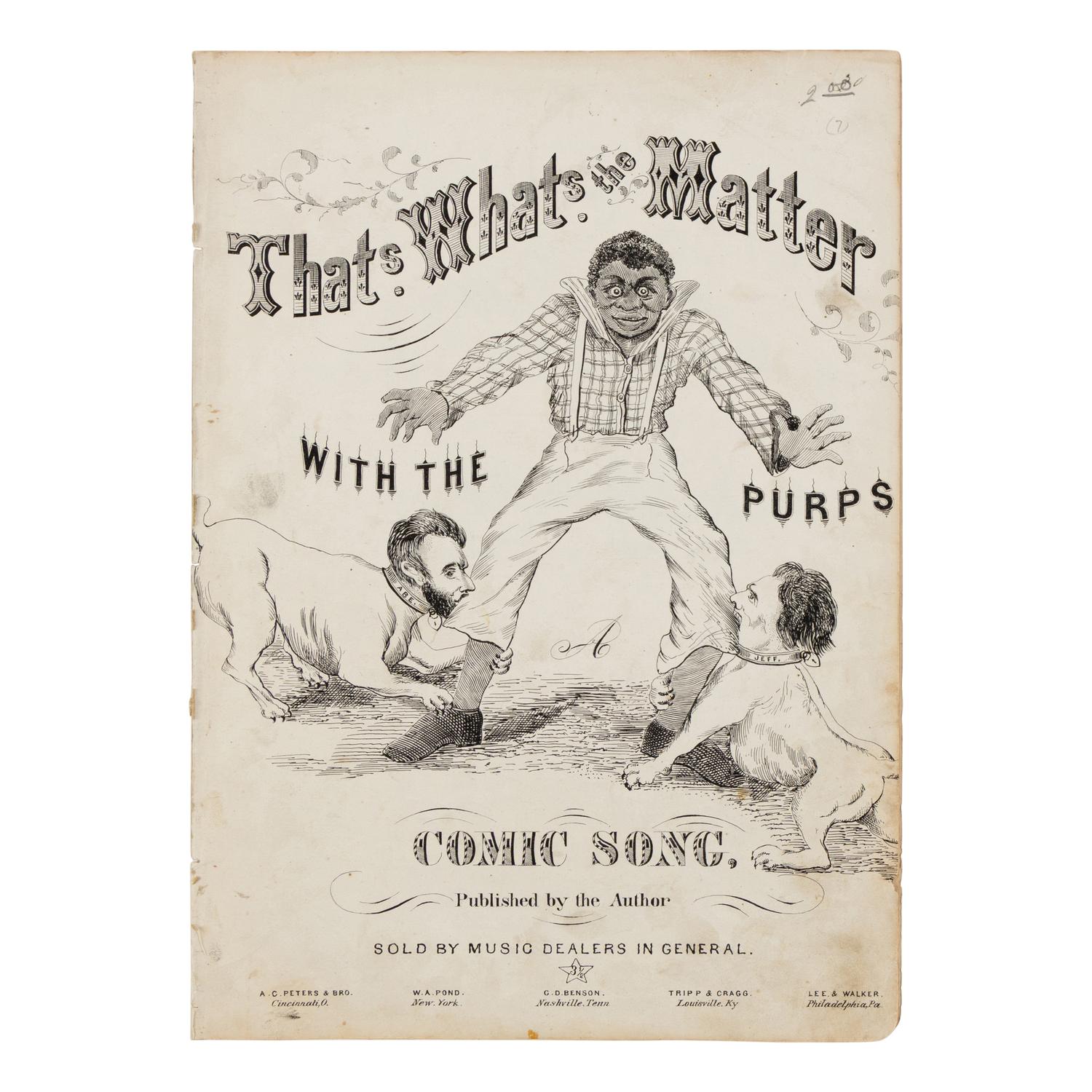 [EMANCIPATION]. A pair of musical compositions relating to emancipation, comprising: