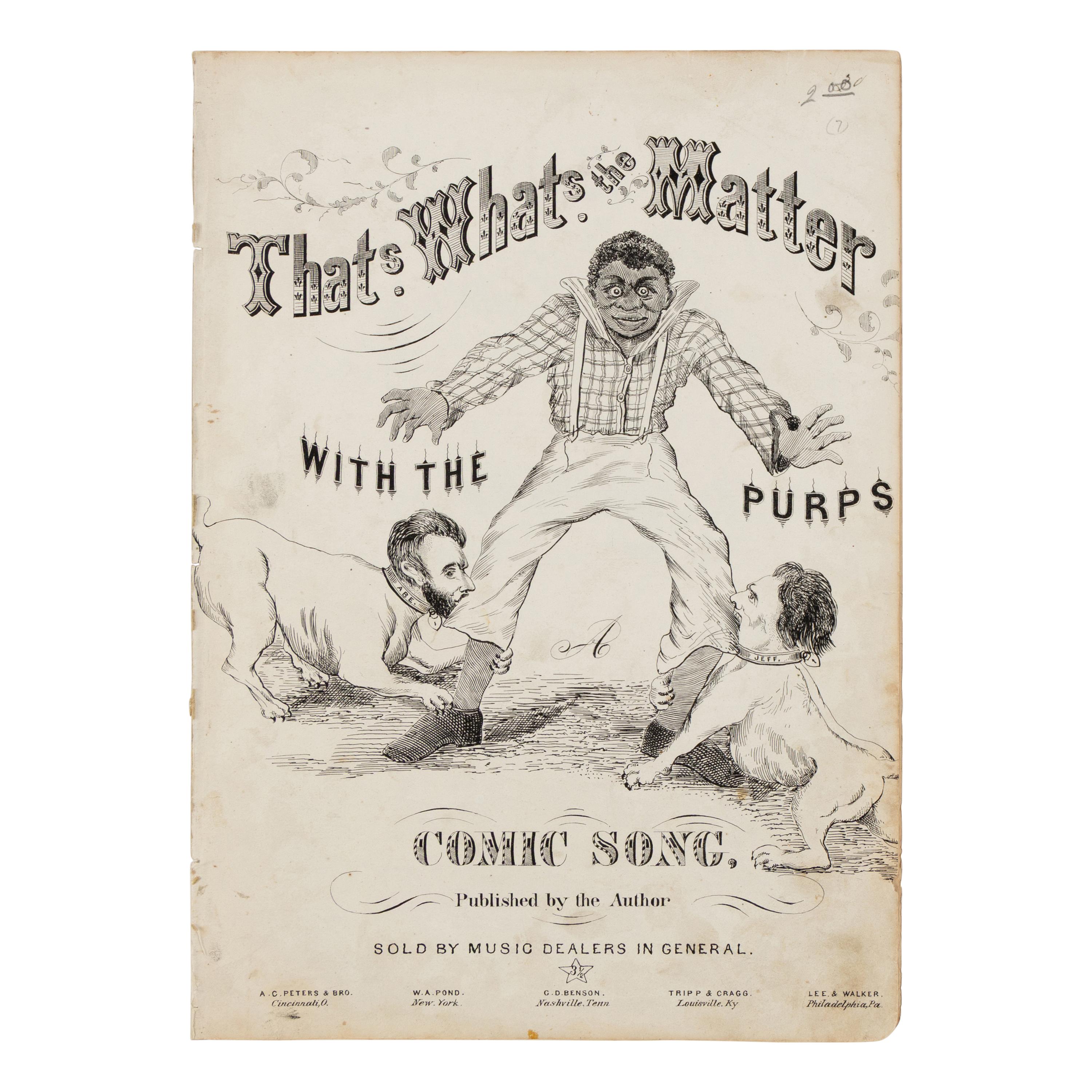 [EMANCIPATION]. A pair of musical compositions relating to emancipation, comprising: