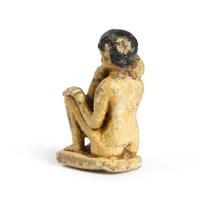An Egyptian Two-Tone Faience Eroticon