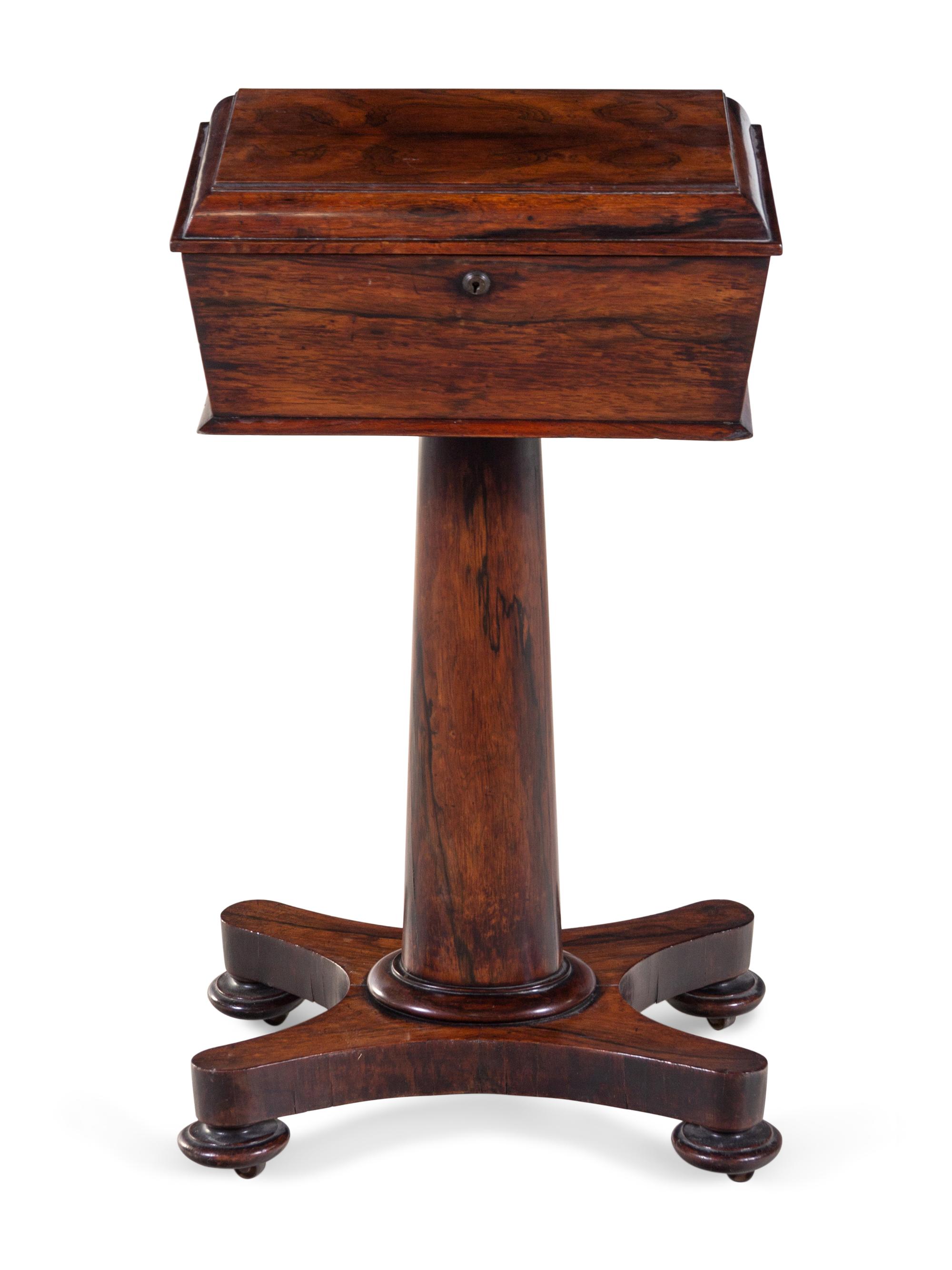 A Regency Mahogany Tea Poy