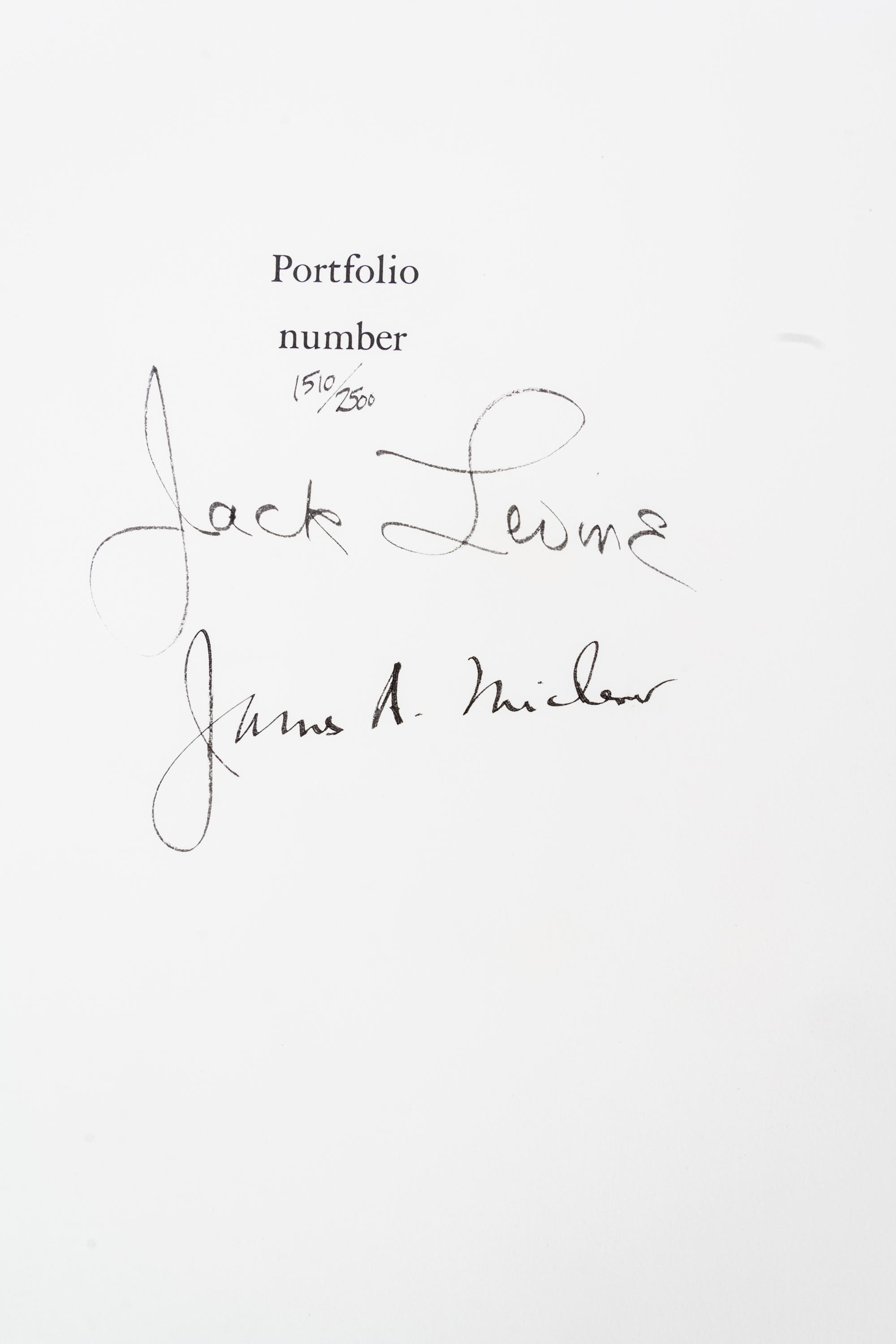 (LEVINE, JACK) MICHENER, JAMES. Facing East. NY, 1970. Limited. Signed.