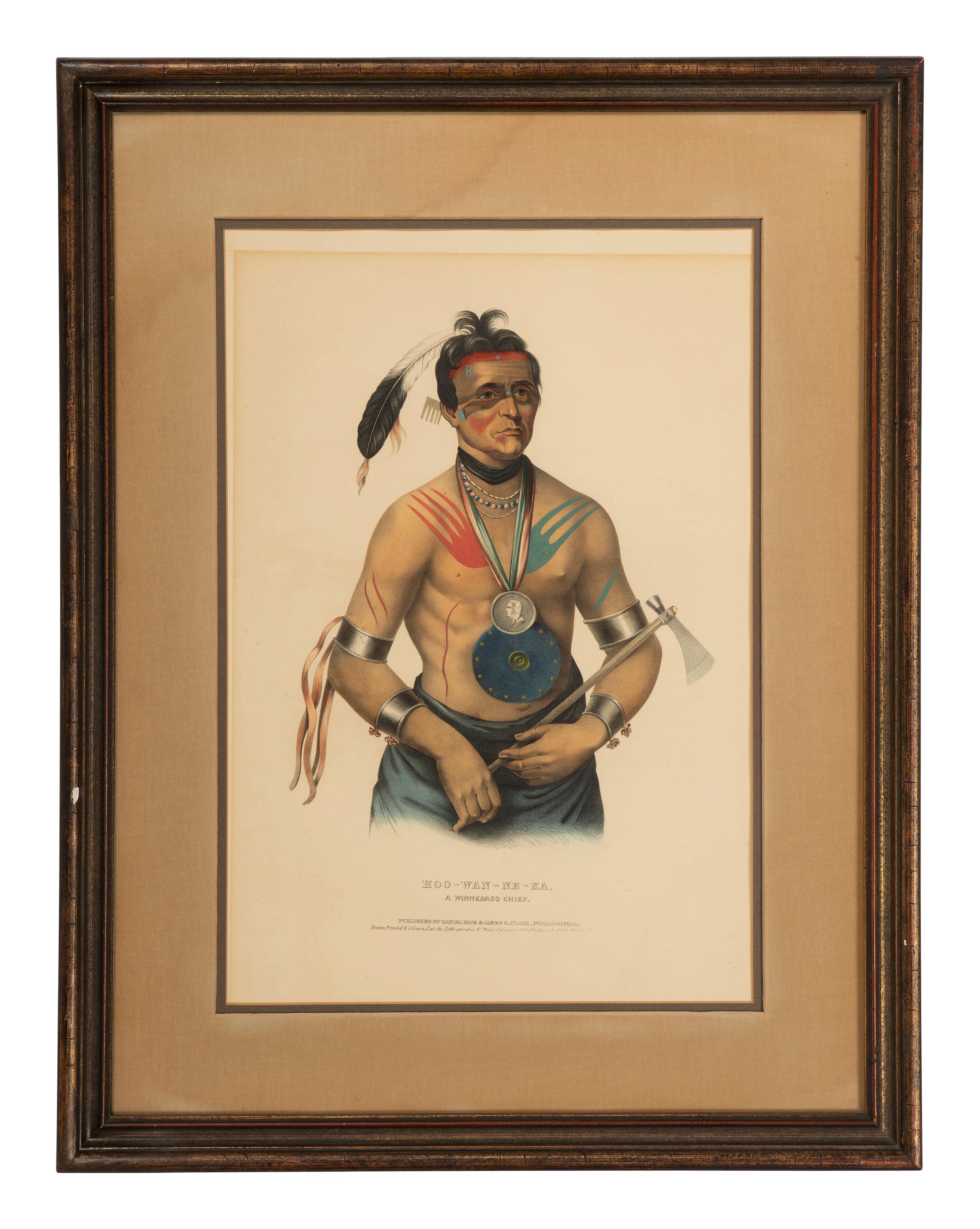 [NATIVE AMERICANS]. McKENNEY, Thomas L. (1785-1859) & James Hall (1793-1868), after Charles Bird King (1785-1862).