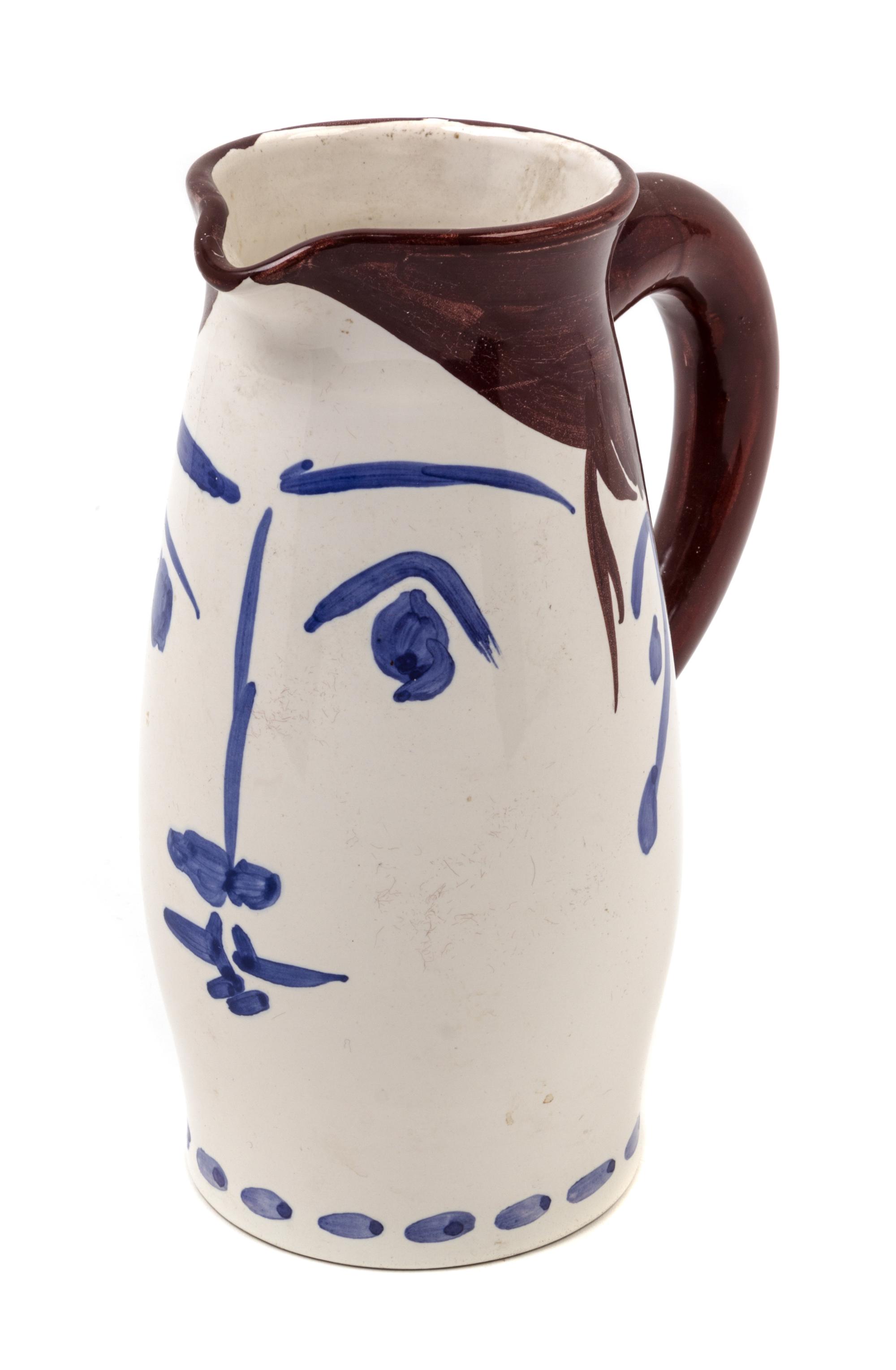 Pablo Picasso, (Spanish, 1881-1973), Face Tankard, 1959