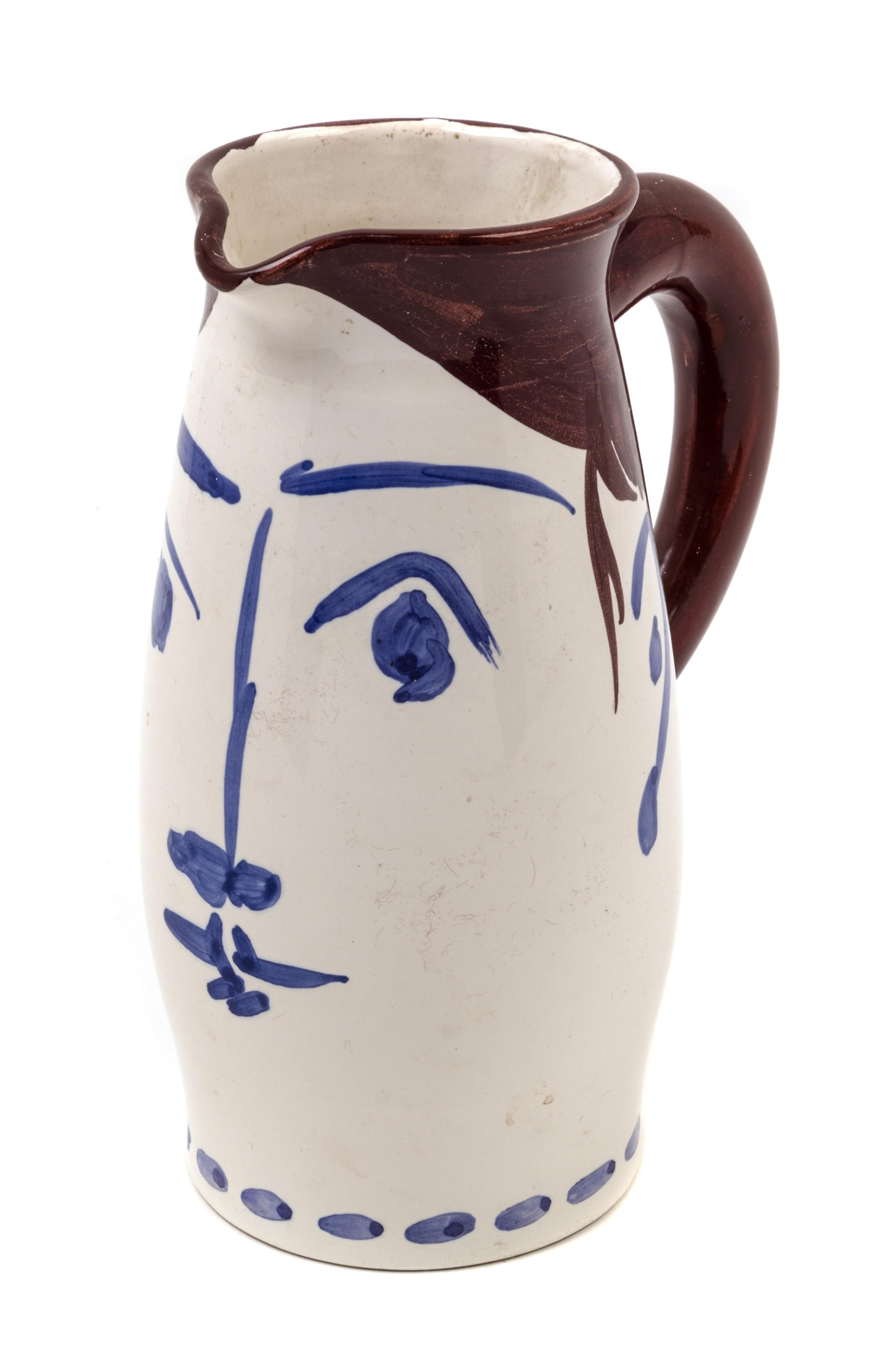 Pablo Picasso, (Spanish, 1881-1973), Face Tankard, 1959