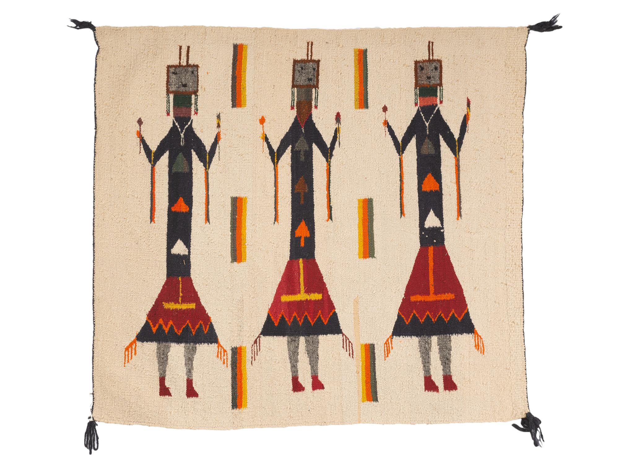 Navajo Gallup Yei Weaving / Rug