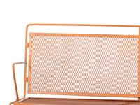 A Modernist Painted Steel Garden Bench