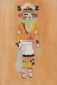Series of Katsina Paintings tempera on paper