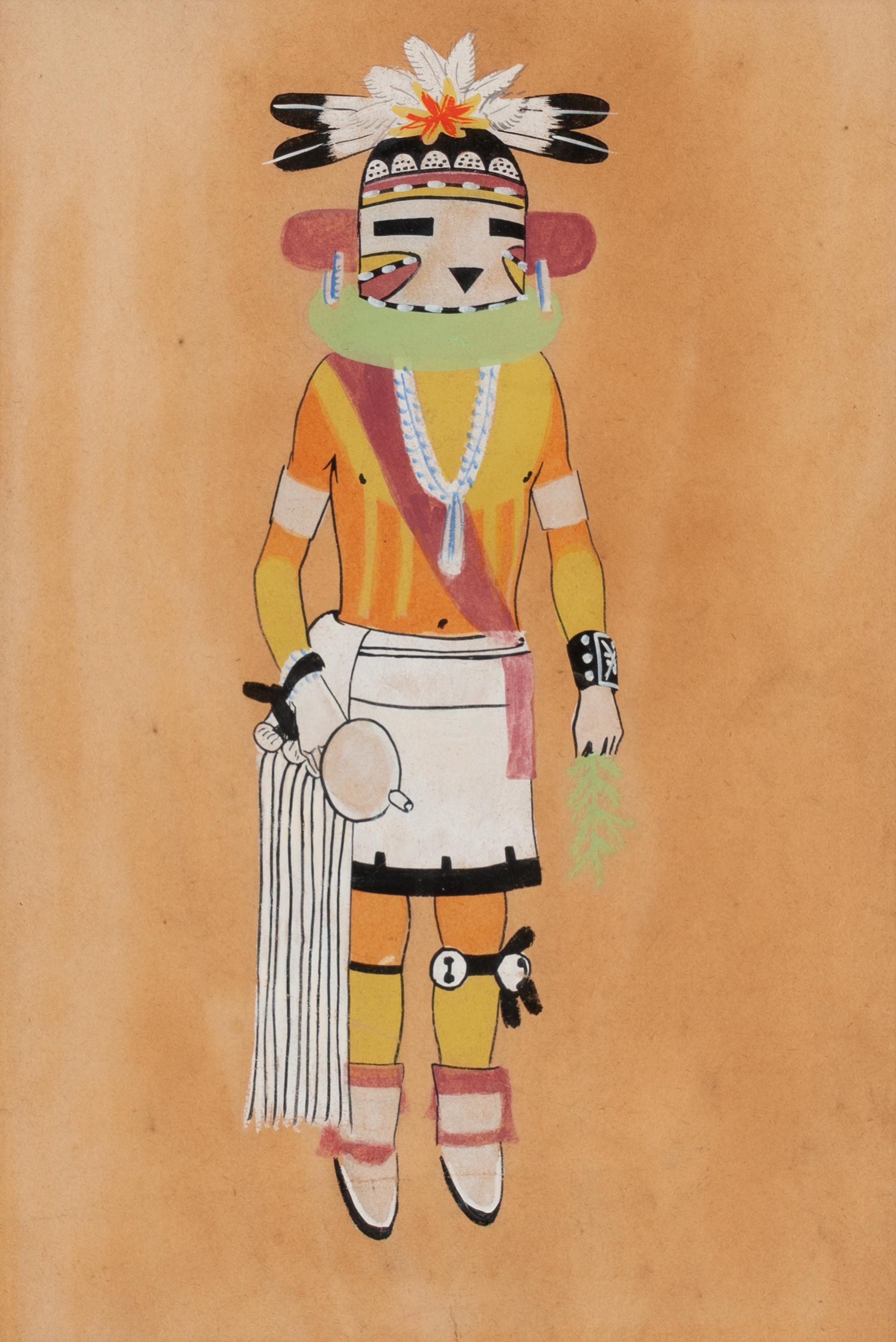 Series of Katsina Paintings tempera on paper