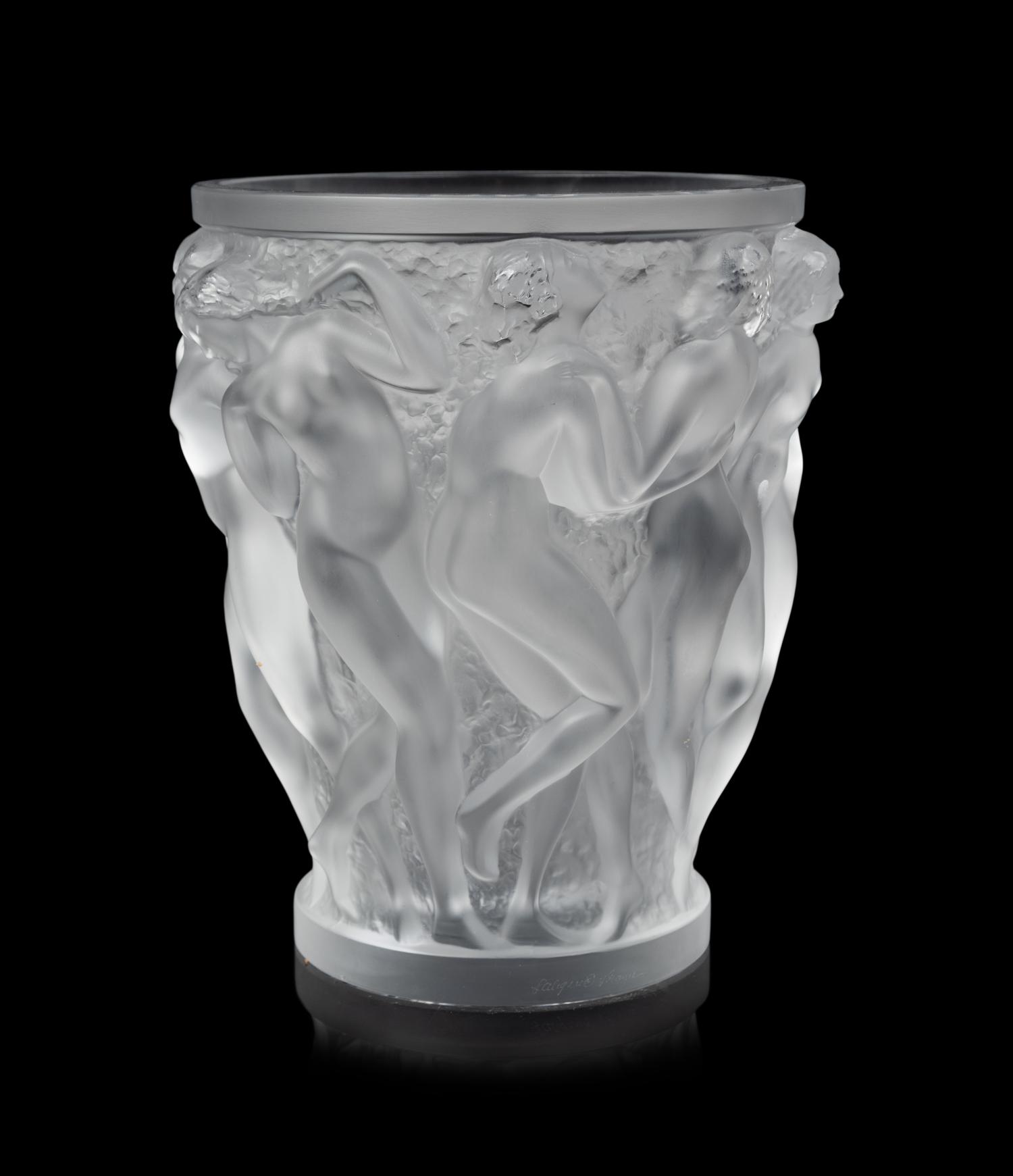 A Lalique Bacchantes Vase
