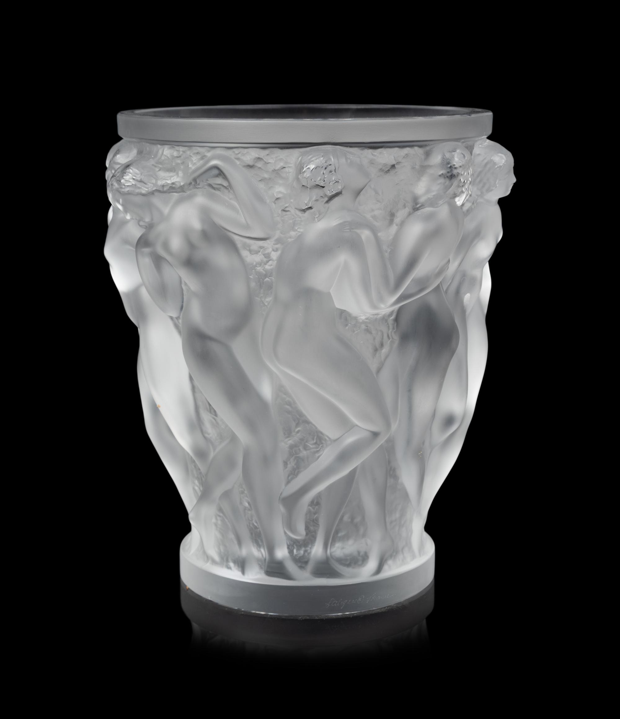 A Lalique Bacchantes Vase