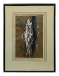 Portrait of Mrs. Shinn Dressed as a Clown