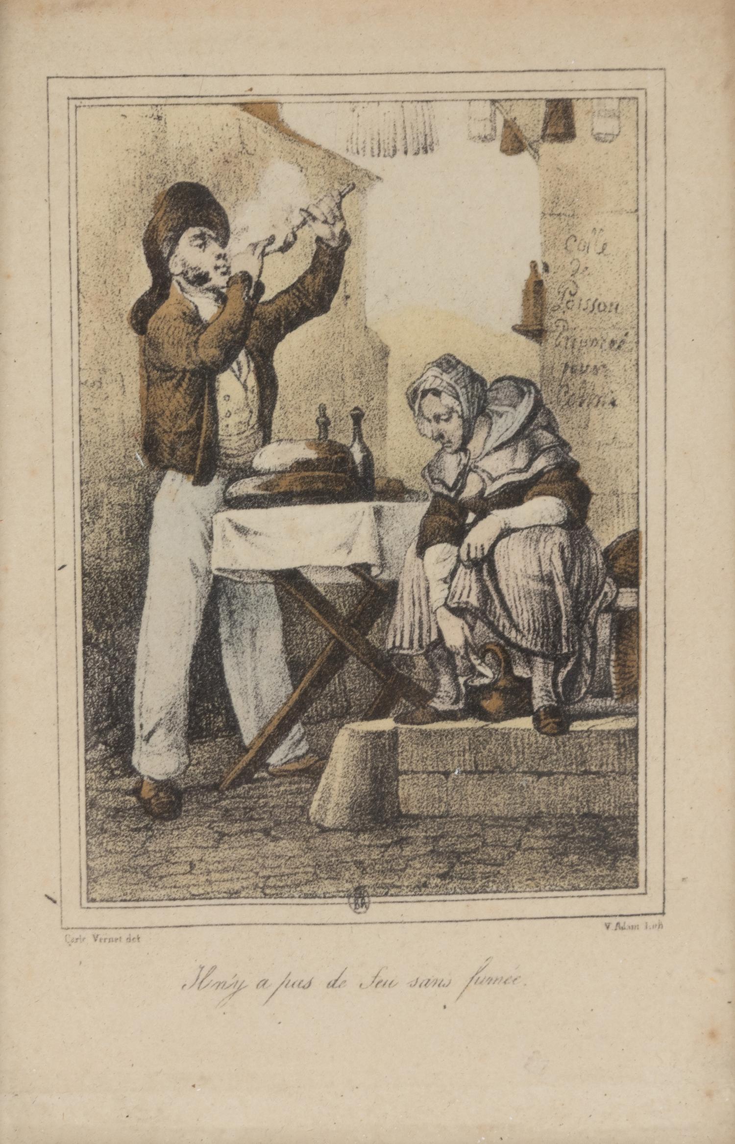 A Group of Six Framed Engravings