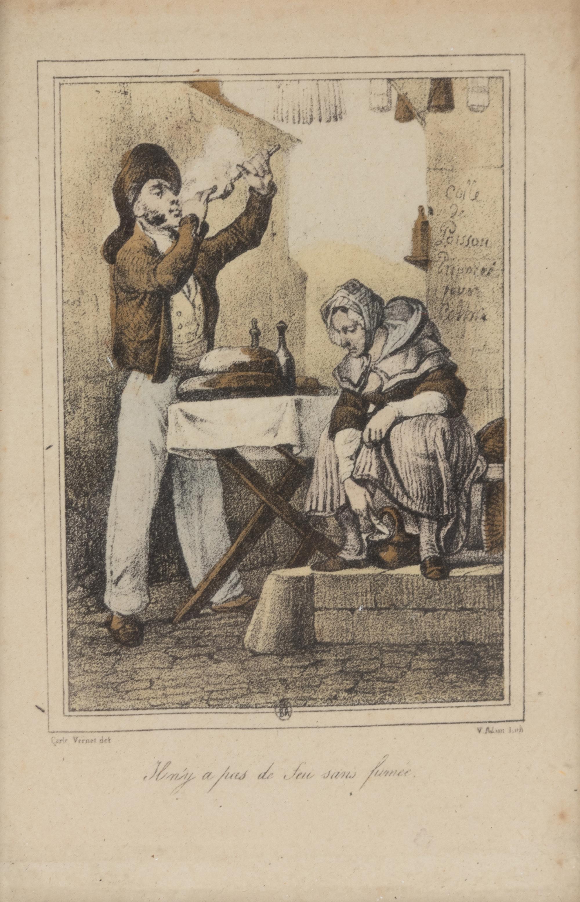 A Group of Six Framed Engravings