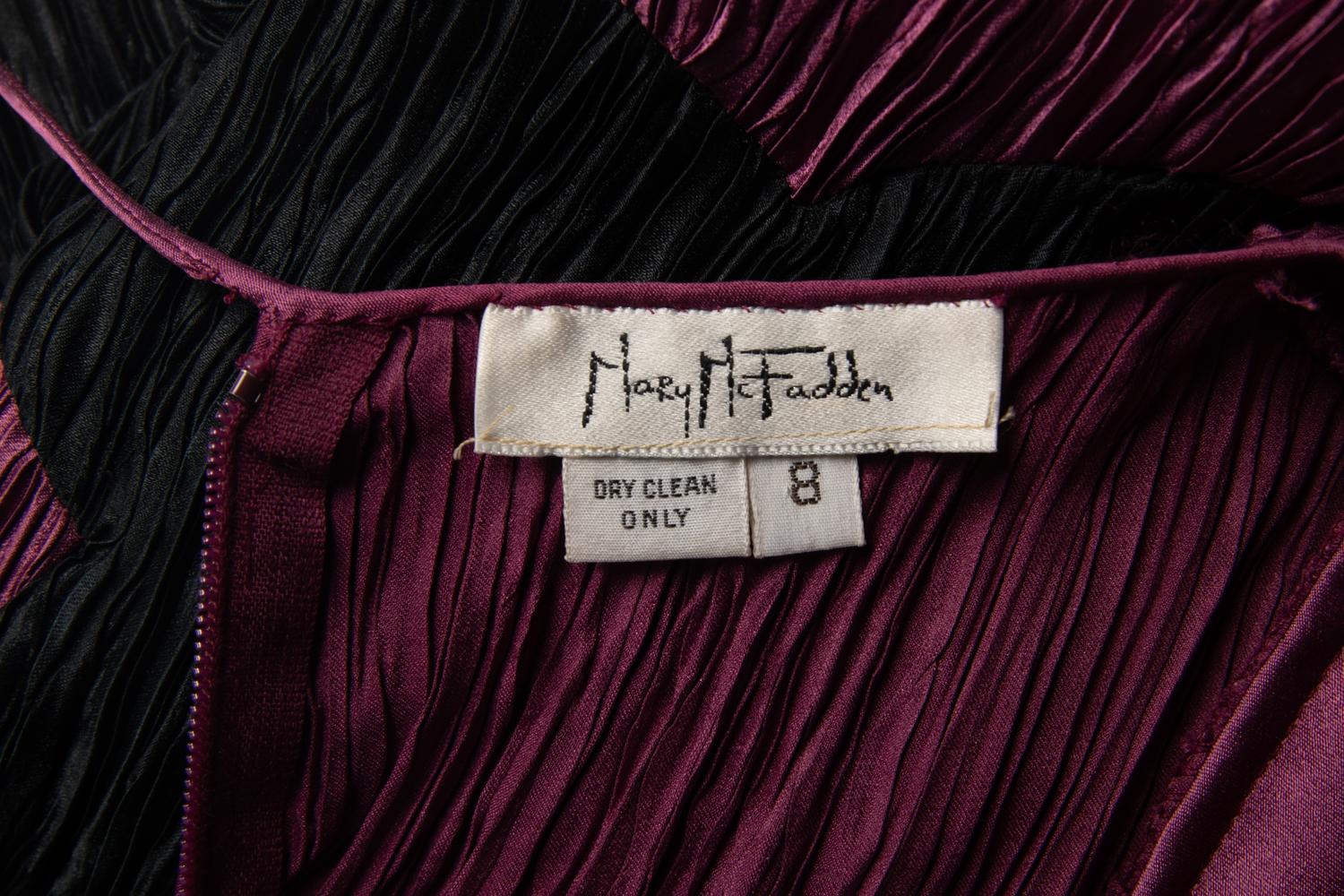 Mary McFadden Pleated Gown