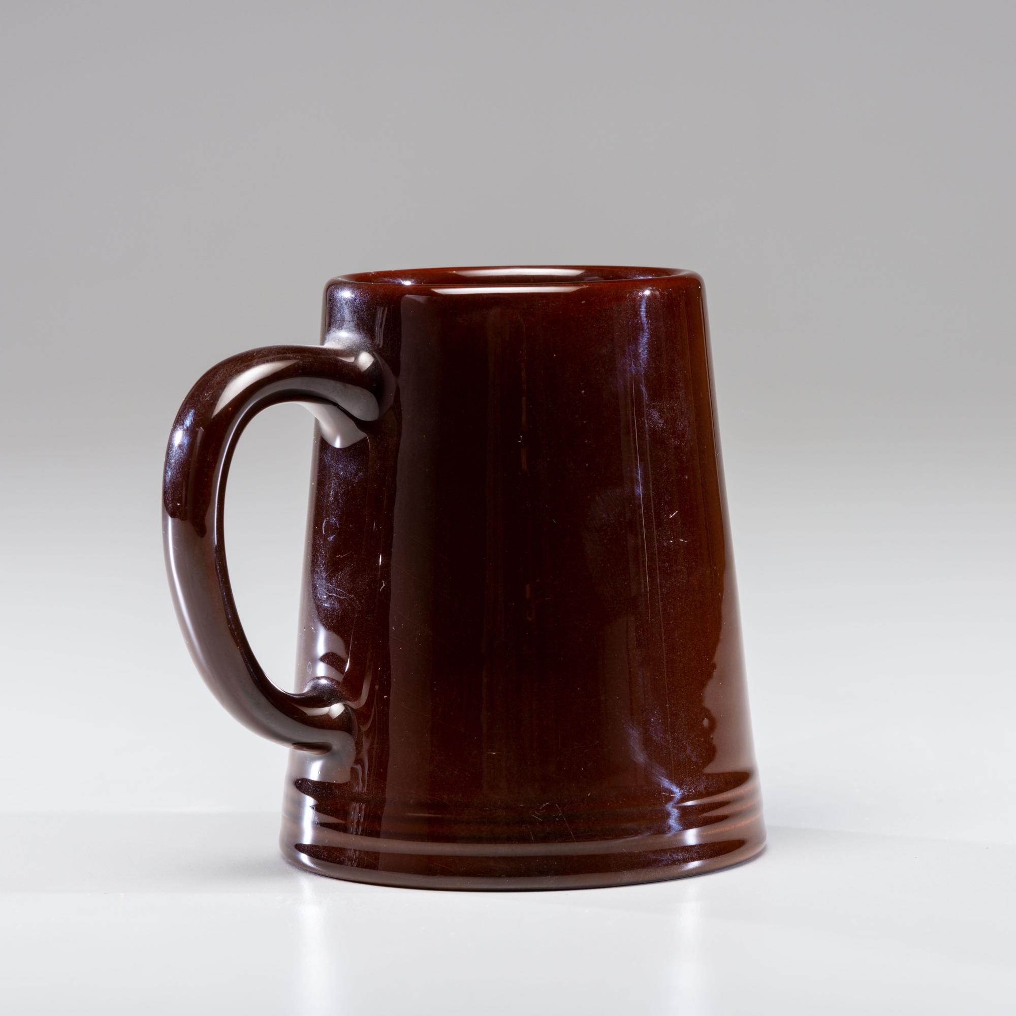 Standard Glaze Mug with Dog, 1902
