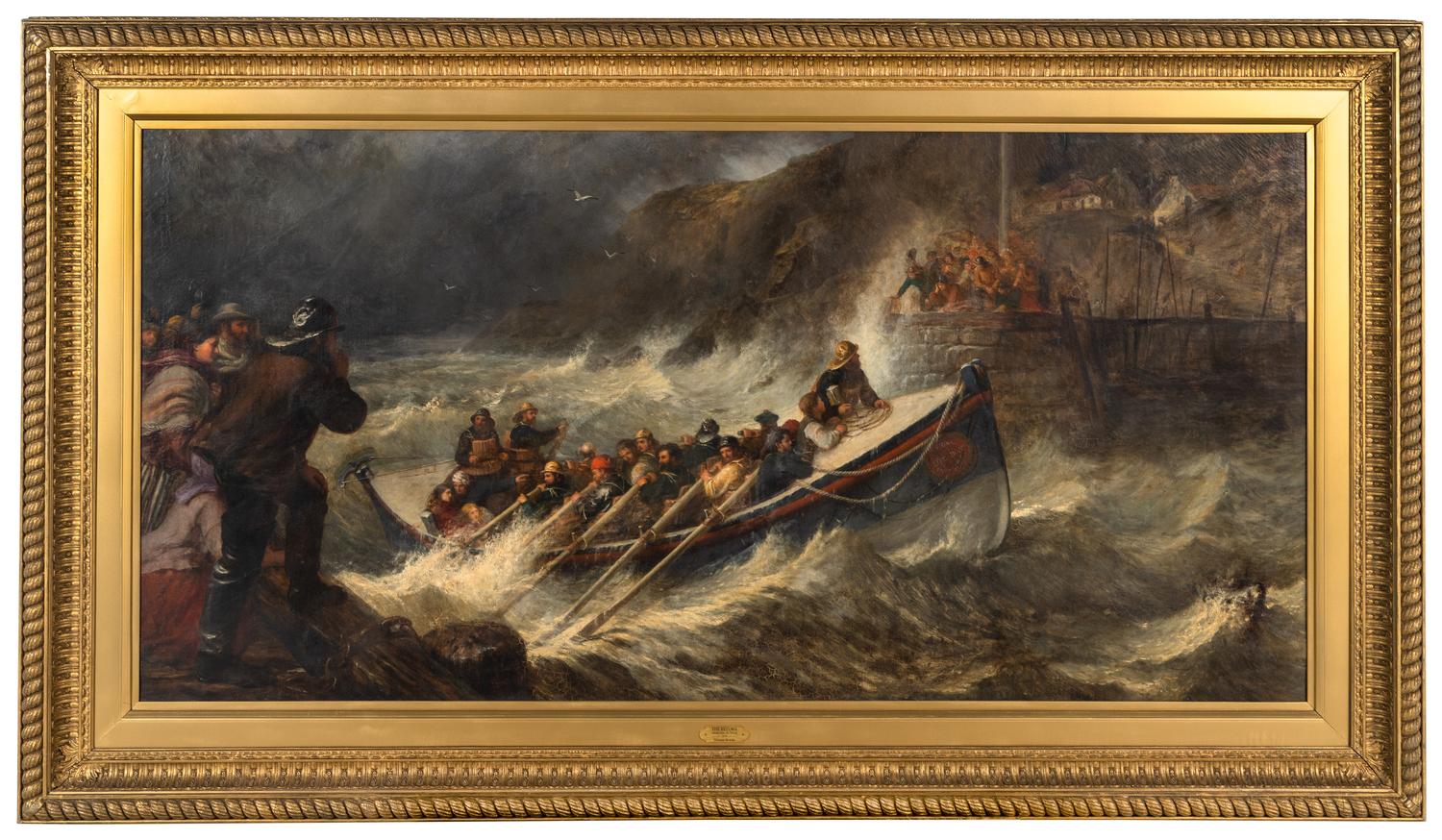 The Return (Saved from the Wreck) , 1859