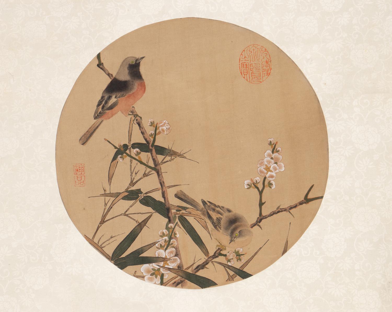Three Chinese Prints Depicting Birds 精印花鳥立軸三幅