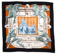An Hermes 90cm Silk Scarf, 36" x 36".