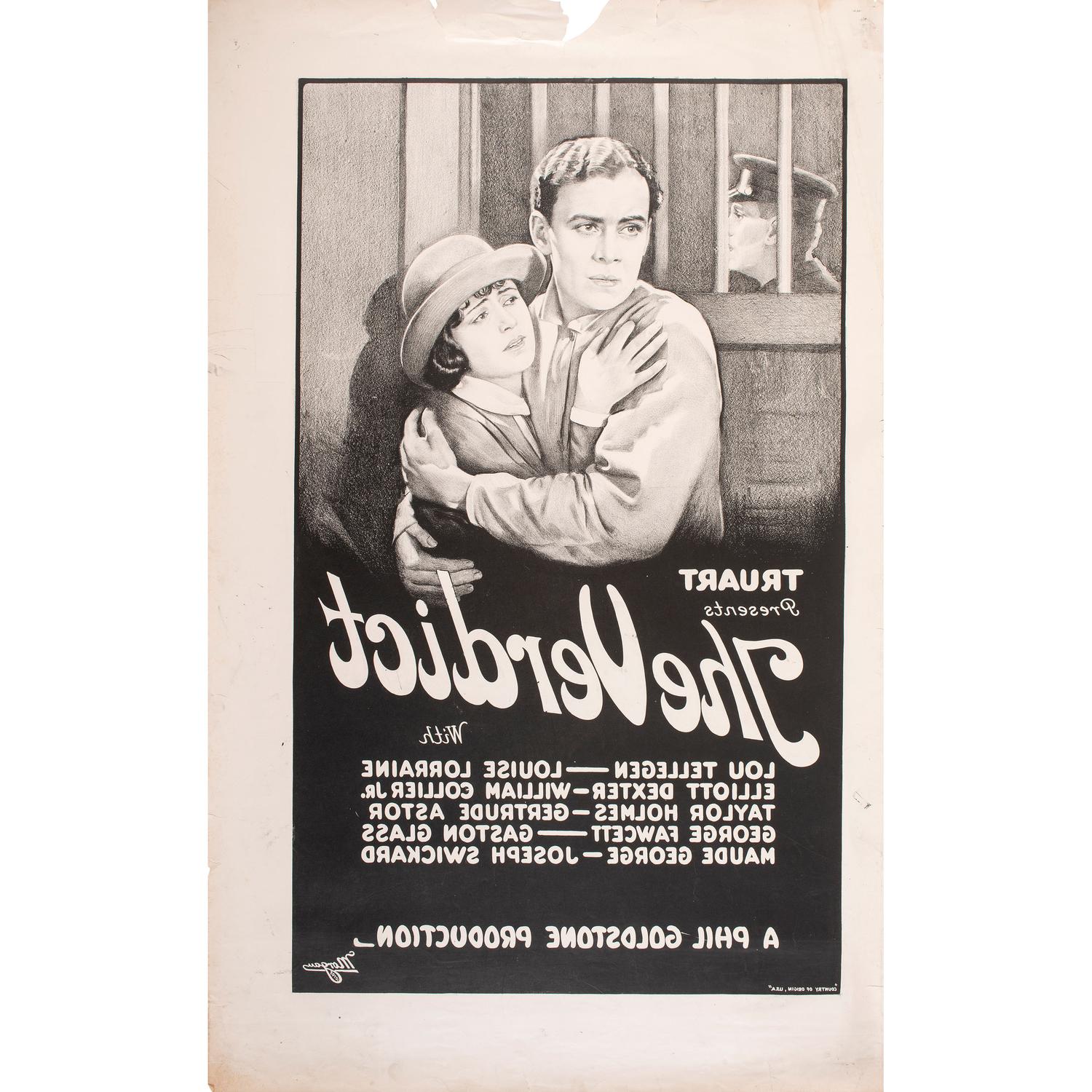 Seven Phil Goldstone "The Verdict" Film Posters