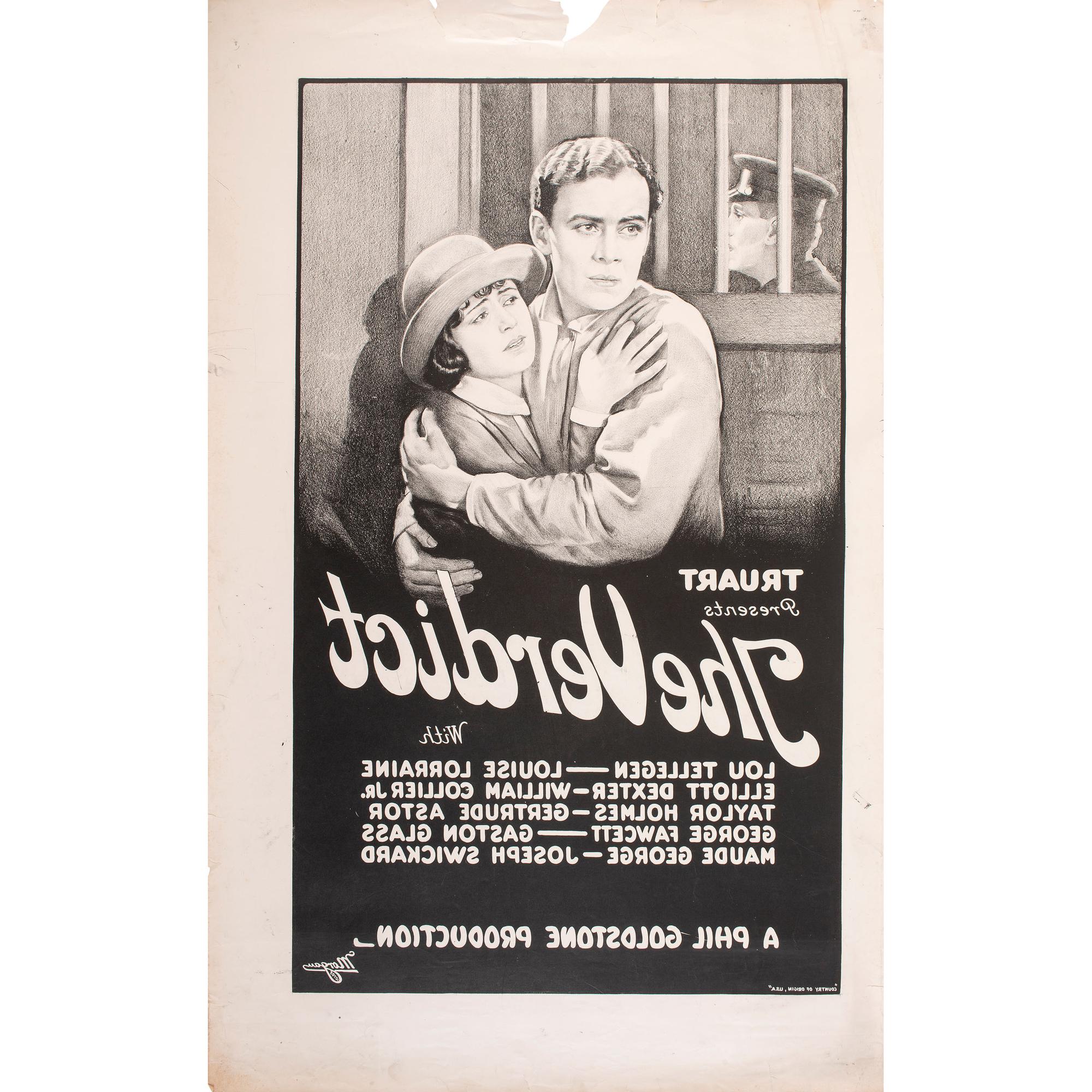 Seven Phil Goldstone "The Verdict" Film Posters